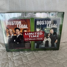 BOSTON LEGAL - SEASONS 1 2 LIMITED TIME TV DOUBLE VALUE PACK DVD NEW