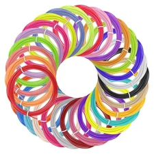 30 Pcs 3D Pen Filament, 1.75mm Dia 16.4ft Length, 30 Colors