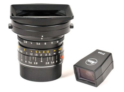 Leica 21mm f2.8 ASPH Elmarit-M ASPH w/21mm Finder (11135) {EX+}