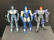 (3) PLAYMATES RONIN WARRIORS VINTAGE ACTION FIGURE LOT ANUBIS SUNRISE ROWEN