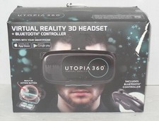 Retrak Utopia 360 VR Goggles Virtual  Augmented Reality Headset iPhone Android