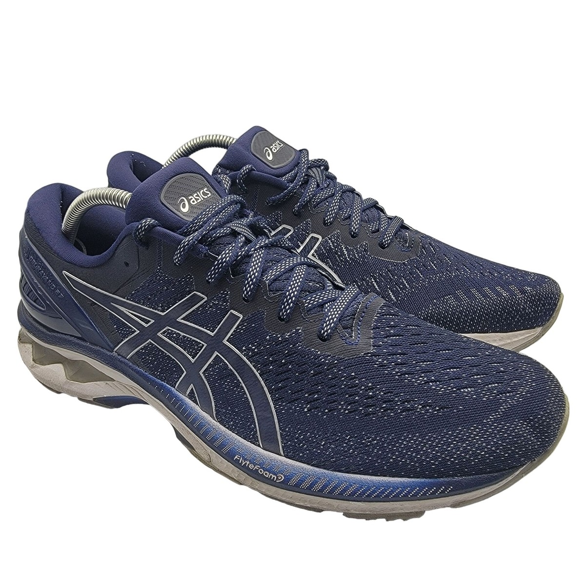 Asics Gel-Kayano 27 1011A767 Athletic Shoes Men 10 Gray Blue Running Sport Prepp Asics Gel Kayano 27 Mens 10 Blue Athletic Shoes Comfort  main image 3
