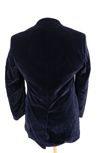 Hugo Boss Queen Black Velvet Two Button Jacket Blazer SZ 40R - Picture 6 of 8