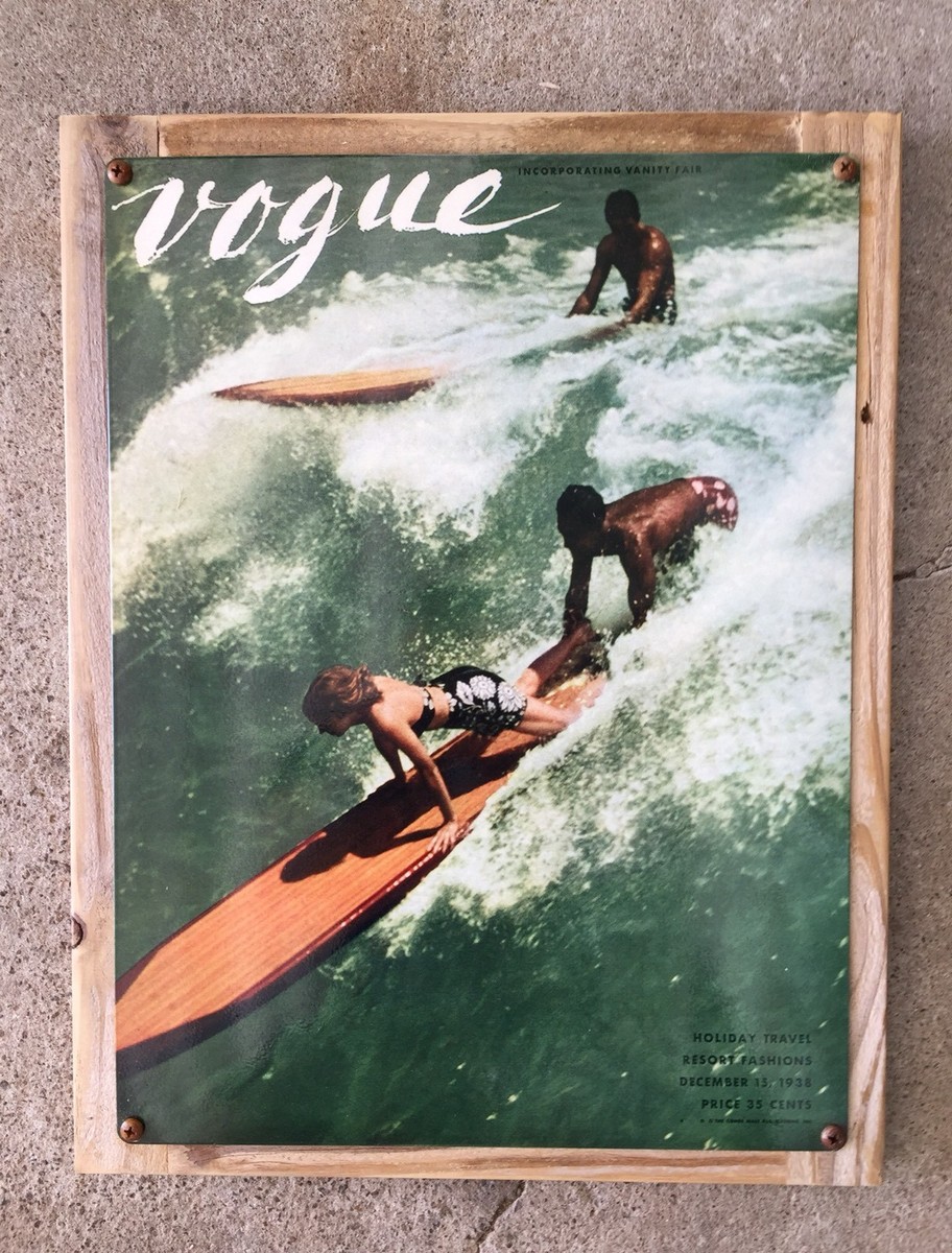 VOGUEポスター Vogue Magazine 60's Fashion Pinup Girl Surf Surfing