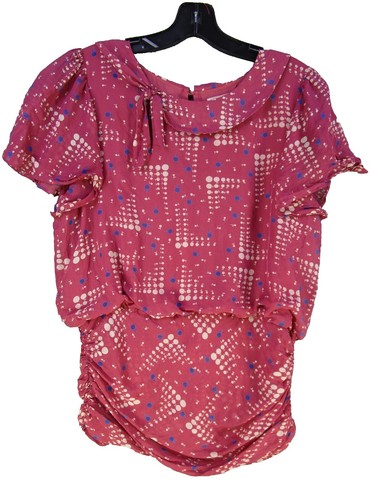 Tunique Soie Et Coton High Use Taille 38 - Couleur Rose, Neuf Avec étiquettes, Style Luxe Caftan