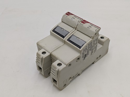 DF PMX-22x58 Fuse Holder 125A 690V 2P 125 Amp 690 Volt 2 Pole Din Rail