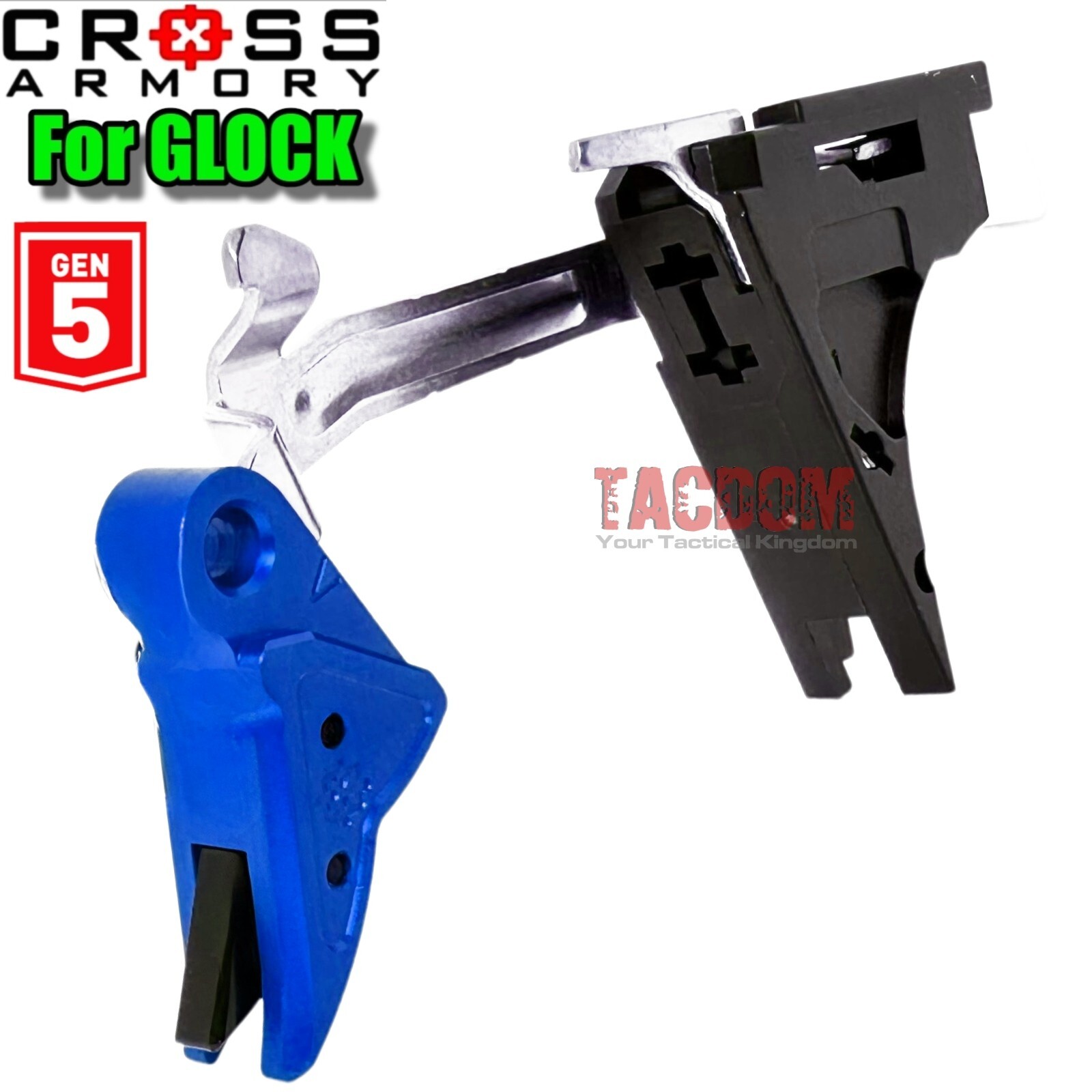 Pull Trigger Inventory CROSS ARMORY BLUE BLACK 3.5lb PULL Trigger GL0CK 17 19 19x 26 34 45 GEN ...