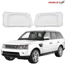 For Land Rover Range 2010-2013 Rover Sport Headlight Lens Cover Lampshade Pair