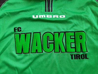 WACKER INNSBRUCK UMBRO shirt trikot camiseta maglia jersey kit! 6/6 ! 2XL adult
