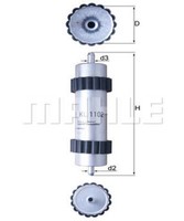 Mahle Kraftstofffilter Passend FüR Audi A6 Avant