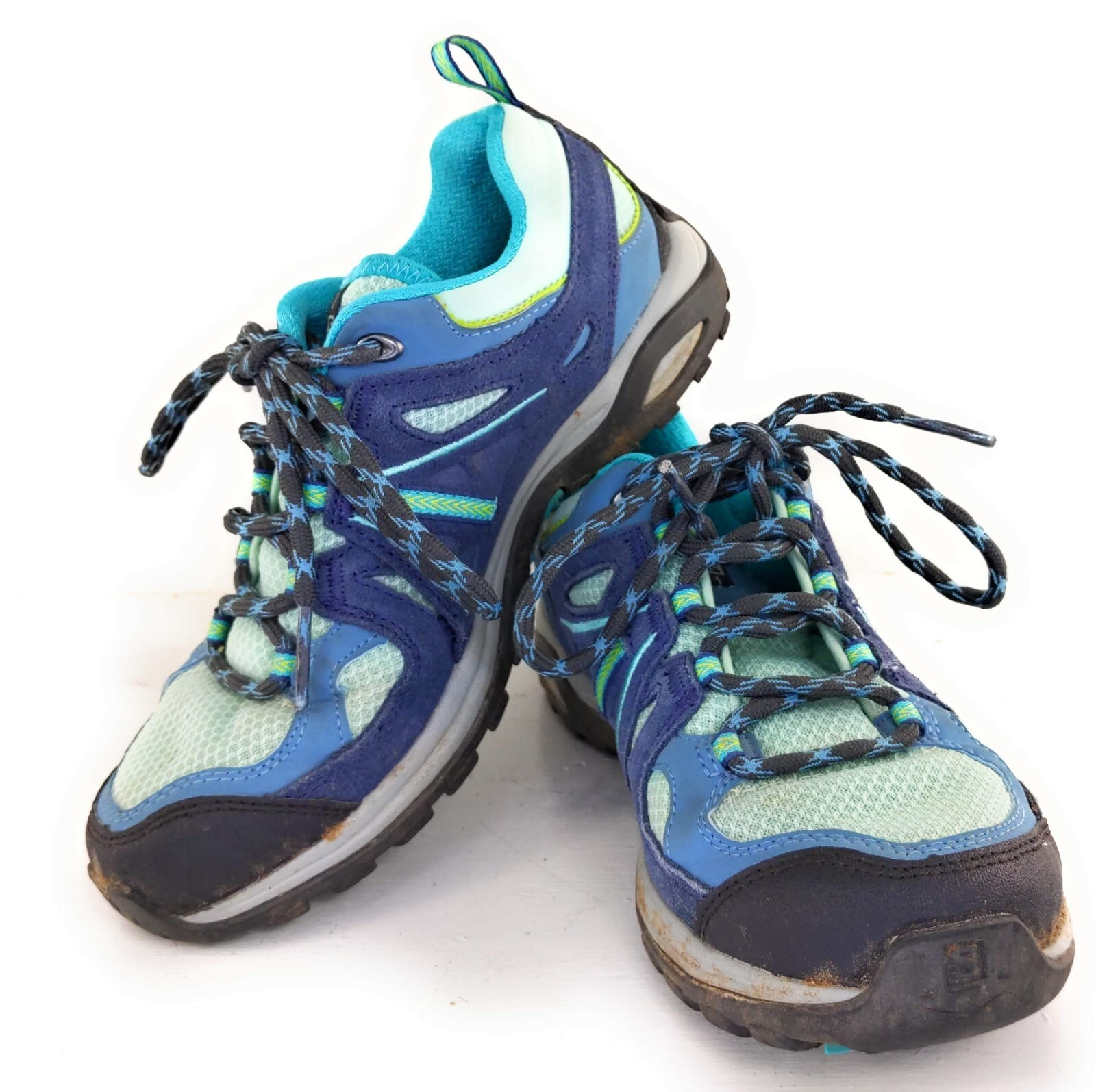 Scarpe Salomon da donna sneaker escursionismo contragrip blu 159817 taglia US 6 EU 37 1 3