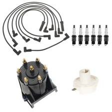 ACDelco Ignition Kit Distributor Rotor Cap Wire Spark Plugs for G10 S10 4.3L V6