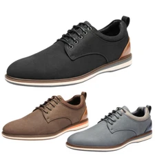 Men's Casual Shoes Lace up Formal Dress Shoes Oxford Shoes 6.5-13
