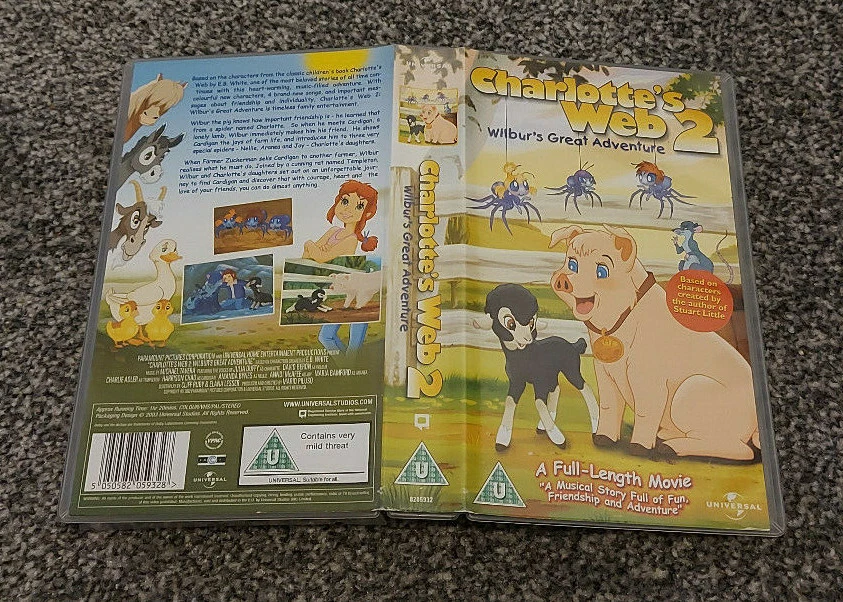 Charlotte's Web 2 Wilbur's Great Adventure Dvd Charlottes Web 2 Wilburs Great Adventure