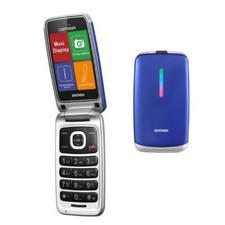 BRONDI CONTENDER - TELEFONO CELLULARE SENIOR DUAL SIM DISPLAY 3" BLUE METAL