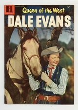 QUEEN OF THE WEST DALE EVANS #10 6.0 PHOTO COVER DELL OW/W PGS 1956