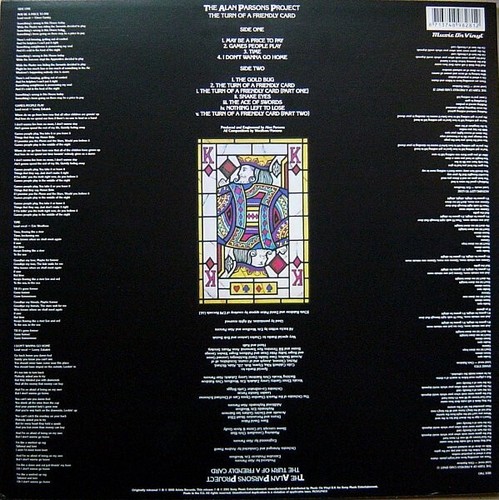 THE ALAN PARSONS PROJECT - The Turn Of A Friendly Car (2024) LP audiophile vinyl - Foto 2 di 2