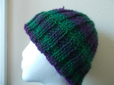 Hand knitted cozy and warm beanie/hat 