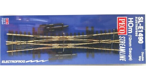 PECO SL-E1490 H0m – Cambio Doble Cod. 75 Electrofrog - 第 1/1 張圖片