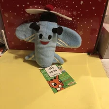 Misfit Plane Blue Rudolph Red Nose Reindeer Island of MisfitToys Stuffins 1999