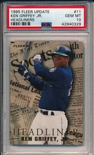 1995 FLEER UPDATE KEN GRIFFEY JR HEADLINERS #11 PSA 10 GEM MINT HOF MARINERS 