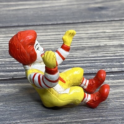 Vintage McDonalds Happy Meal Toy 1990 Ronald McDonald Sitting