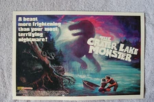 The Crater Lake Monster Horror Lobby Card Movie Poster 