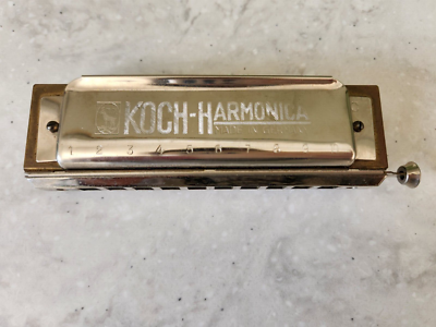 Vintage Koch Chromatic Harmonica, Key of C, in Original Box