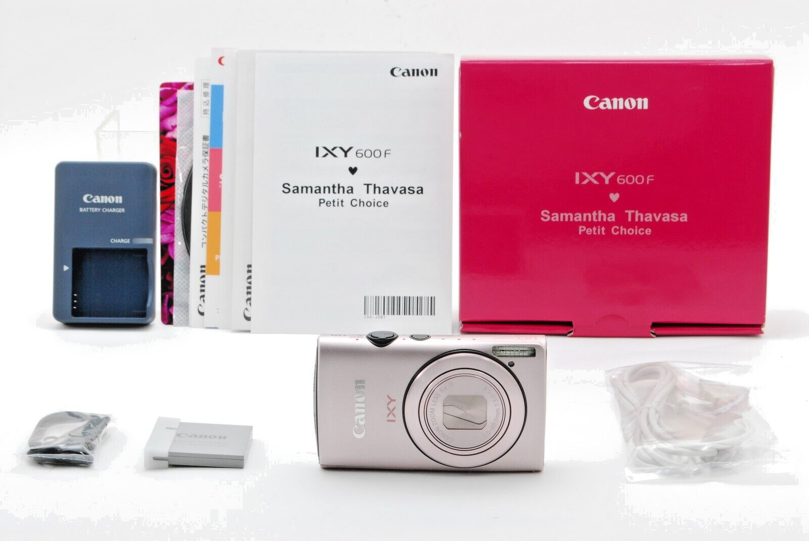 Top Mint BOX Canon IXY 600F Pink Samantha Thavasa Limited Edition Japan Digital Camera