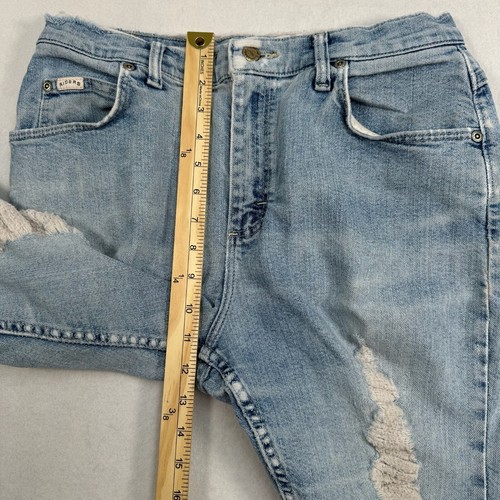 Riders Jeans Womens 12P Blue Straight Leg High Rise Light Wash - Picture 7 of 10