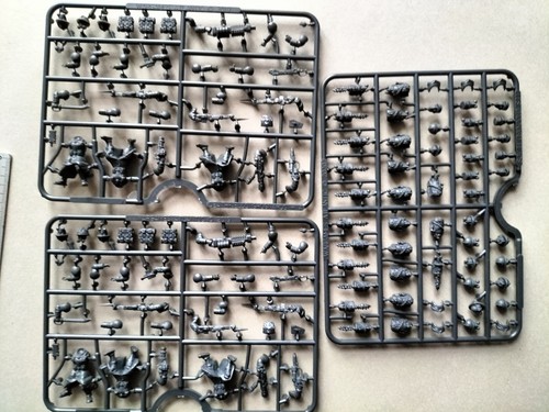 Death Fields - Les Grognards Infantry (24 Figures) Multi-Part Hard Plastic (HIGH Impact POLYSTYRENE) 28MM Figures