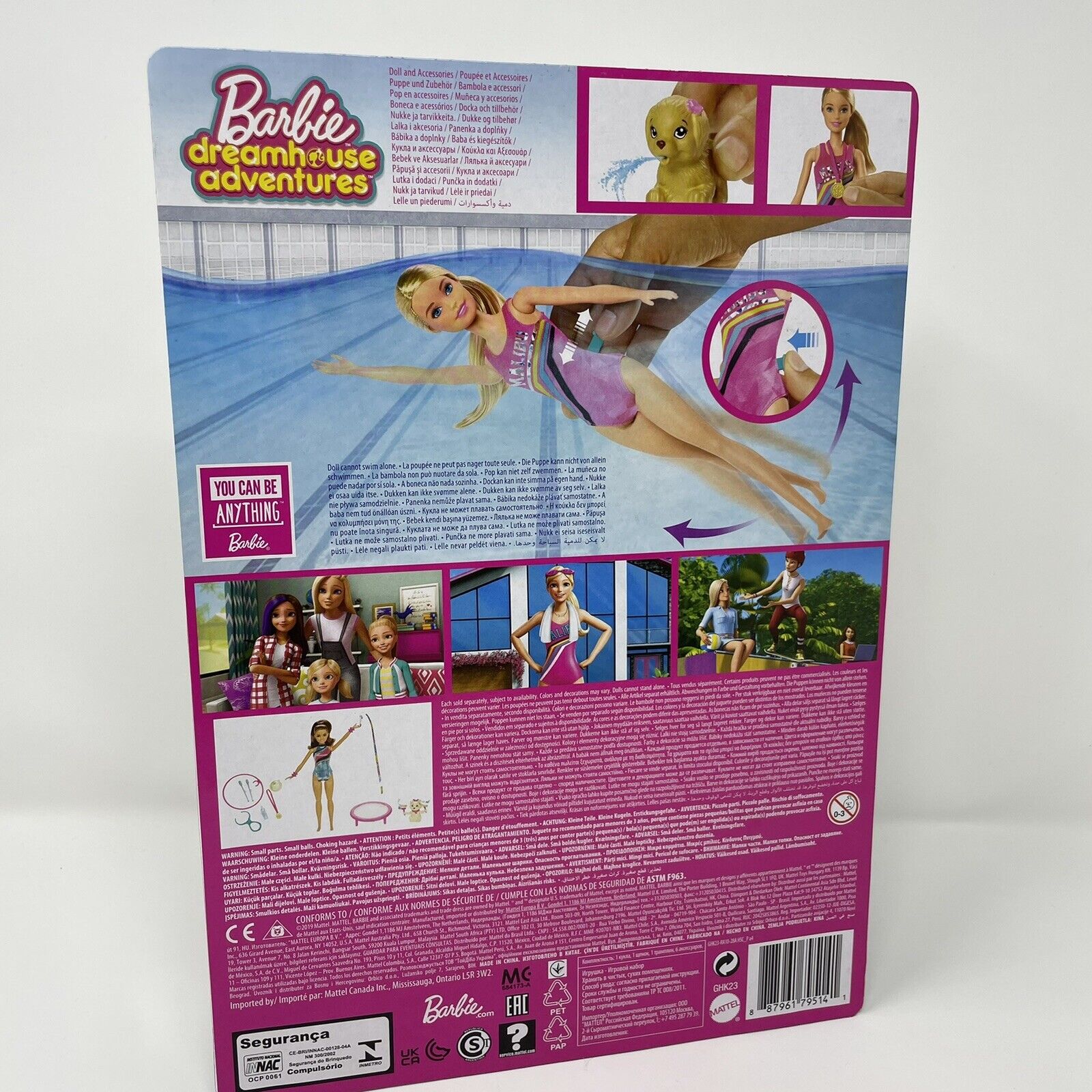 Barbie Nadadora Dreamhouse Adventures - Mattel - Button Shop