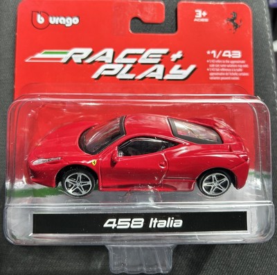 Burago 1/43 Race And Play Ferrari 458 Italia