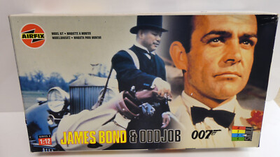 B1368 JAMES BOND: JAMES BOND & ODD JOB AIRFIX MODELLKIT  1:12 ork 4402