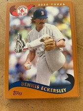 3x DENNIS ECKERSLEY 2020 Topps Baseball BASE LOT (2002 style) #255