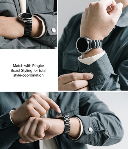 Galaxy Watch 6 Clásico / 5 Pro / 4 Clásico / 4 Correas | Ringke Metal Una Banda - Imagen 25 de 98
