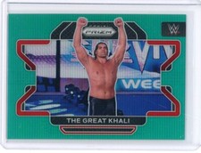 2022 PANINI PRIZM WWE THE GREAT KHALI TEAL PRIZM # 30/49
