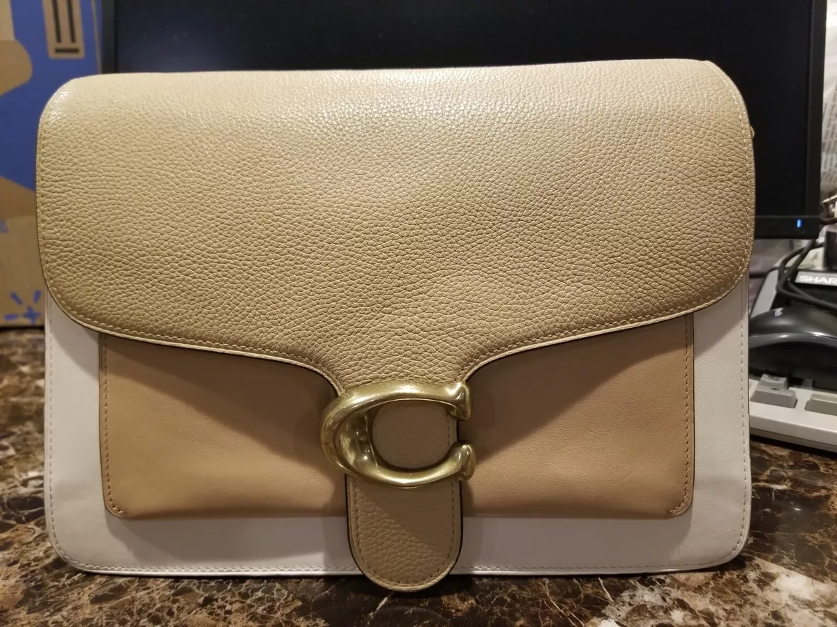 Coach Tabby Shoulder Bag Colorblock with Snakeskin Detail