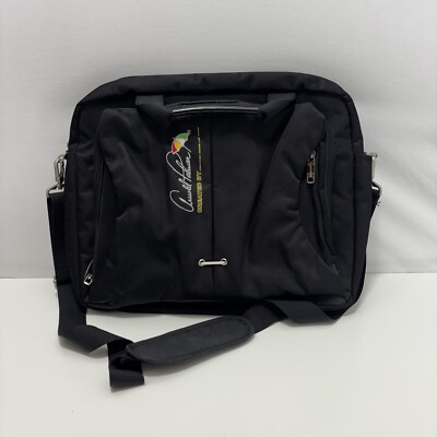 Arnold Palmer Laptoptasche Tasche - Seltener Artikel Golfer Pro schwarz und neu ohne Etikett
