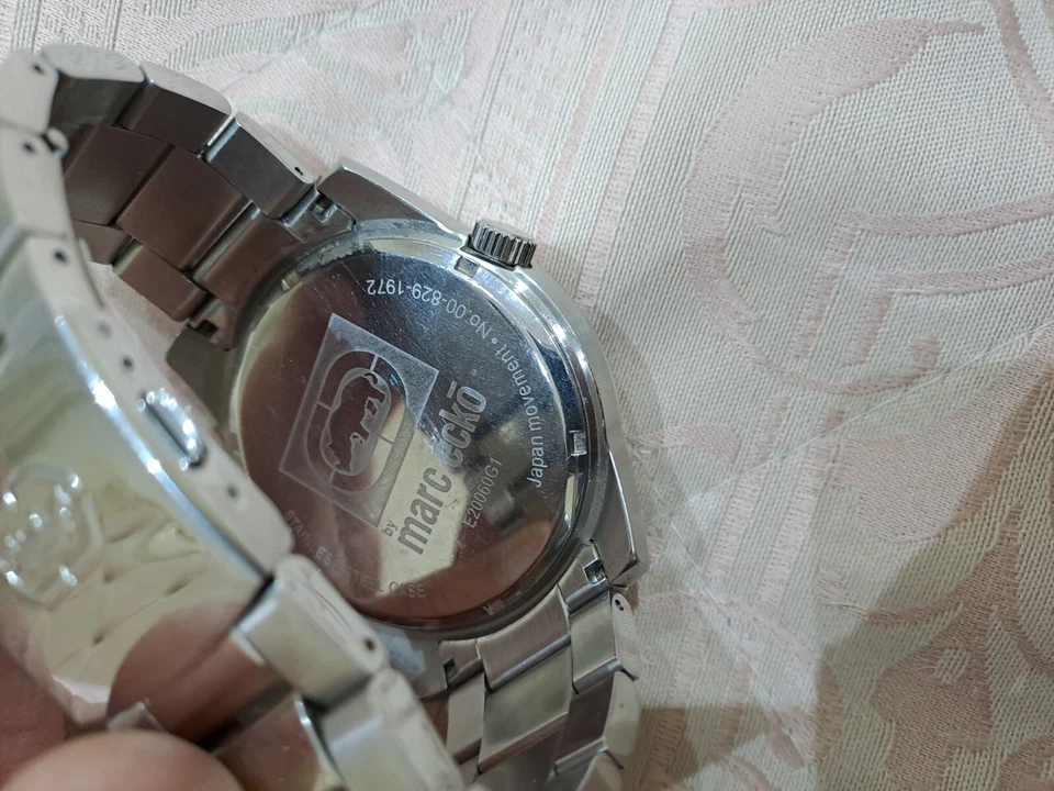 Orologio Da Polso Marc Ecko' Usato E Funzionante. Condizioni Da Foto - Immagine 4 di 4