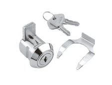 Clip-mount Vertical Travel Cam Lock Flat Key Wafer Furniture Lock item#3756