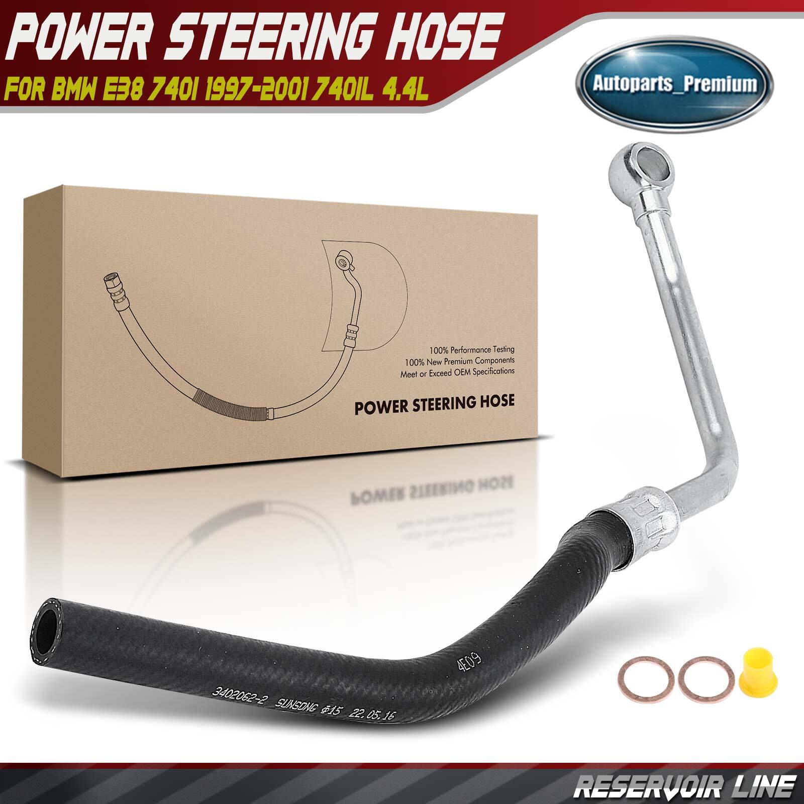 Power Steering Reservoir Line Hose for BMW E38 740i 1997 1998-2001 ...