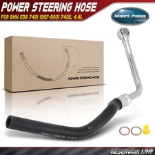 Power Steering Reservoir Line Hose for BMW E38 740i 1997 1998-2001 740iL V8 4.4L