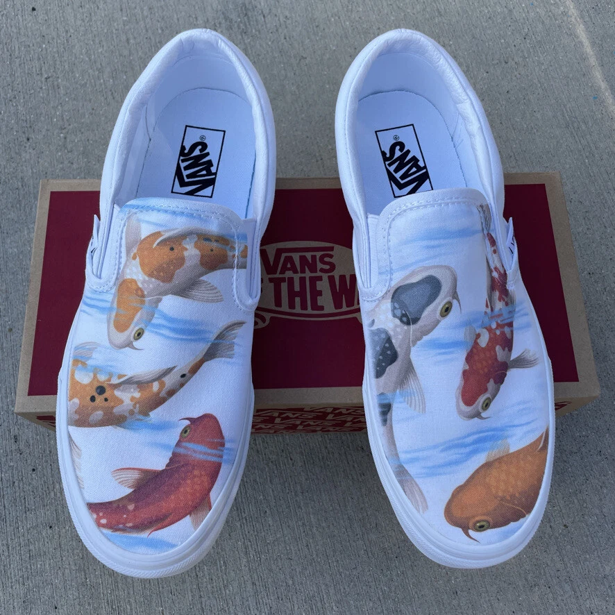 Koi Fish Slip On Vans Shoes Customized
Opens in a new window or tab