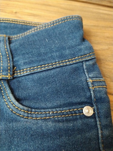 DKNY Donna Karen Skinny Jeans Stretch Snap Closure Girls Size 8 - Picture 4 of 14