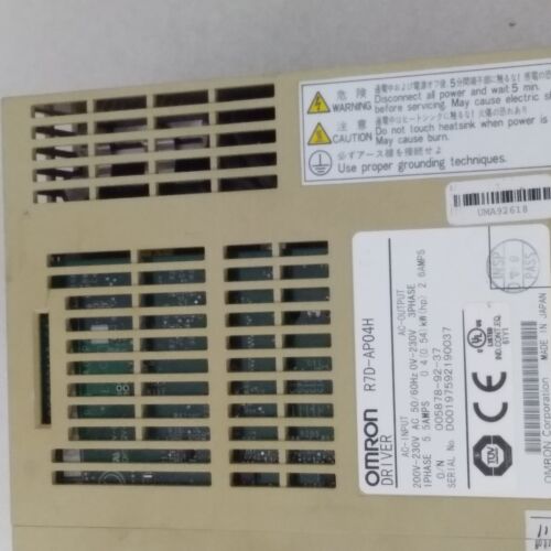 Delivery within 3 days OMRON Servo Drive R7D-AP04H Refurbished  - Picture 1 of 6