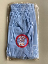 Vintage Robby Boy Boxer Underwear Solid Blue Youth Size 6 NOS Deadstock Package