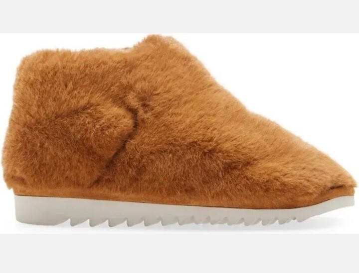 SAOLA Nuove con scatola $325 Rag & Bone Eira peluche suola in gomma finta cammello taglia 7 5