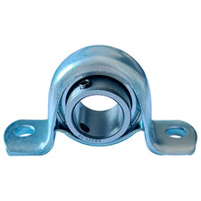 25.4mm SBPP205-16 SSB205-16 SPP205   Steel 2-Bolt Flange Bearing Units 1" Bore