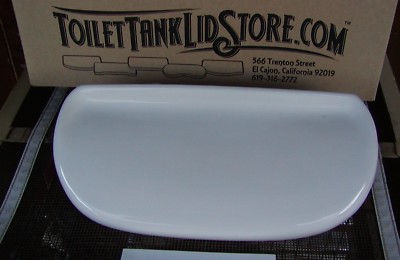 Couvercle De Réservoir Toilette American Standard 4319 – Blanc – Occasion (éclat Arrière)